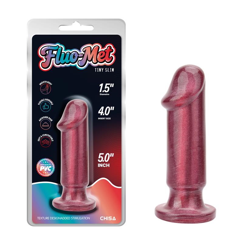 tiny-slim-red-plug-anal-rojo-5-125cm Tiny Slim Red Plug Anal Rojo 5 - 12.5cm - Imagen 1