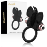 COCK RING BUTTERFLY ANILLO VIBRADOR NEGRO / GOLD