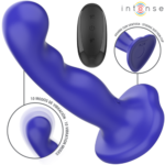 SHORTY VIBRADOR CON VENTOSA AZUL CONTROL REMOTO