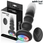 PLUG ANAL VIBRADOR THRUSTING Y LUZ LED CONTROL REMOTO