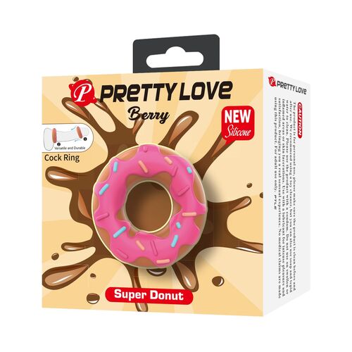 img_229243_d07e921808915b92f67f9cff55fee734_20 ANILLO PARA PENE SUPER DONUT ROSA - Imagen 1
