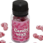 CANDY SEXY BOTE 12 GOMINOLAS SABOR FRESA-CEREZA