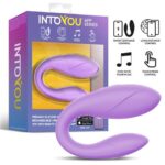 Juguete para parejas con dos motores y app (Intoyou App Series, lavanda)