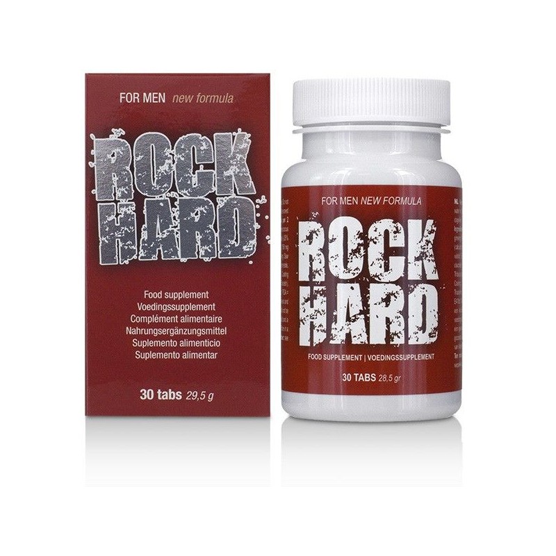 Rock Hard refuerza la salud física del hombre y aumenta la fortaleza sexual AUMENTO POTENCIA 30 CAPSULAS - Imagen 1