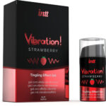 POTENTE ESTIMULANTE ÍNTIMO GEL VIBRADOR LIQUIDO FRESA 15 ML