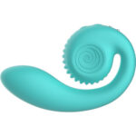 Gizi – Estimulador dual de Snail Vibe (turquesa)