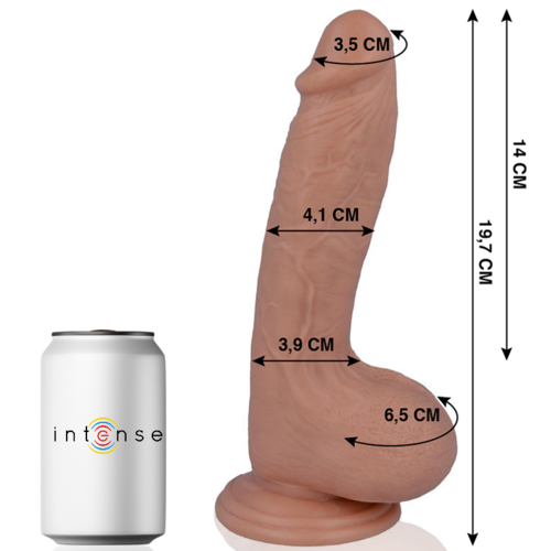 Mr. Intense es verdaderamente un dildo 100% realista 17 PENE REALÍSTICO 19.7 CM -O- 4.1 CM - Imagen 1