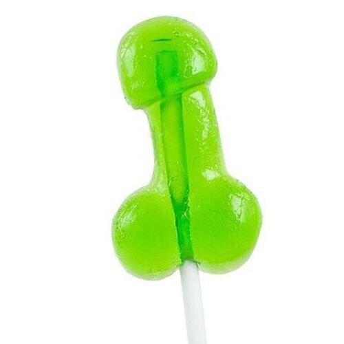 Ñam Piruleta de gominola en forma de pene sabor caipirinha (con alcohol) - Imagen 1