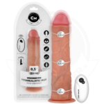 COCK MILLER - DILDO HIPERREALÍSTICO Y VIBRACIÓN CON CONTROL REMOTO 21,5 CM