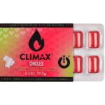 Chicle funcional con Maca, Damiana y Ginseng para potenciar el deseo y la vitalidad íntima BLISTER 8 UDS