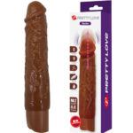 KESSLER DILDO VIBRADOR REALISTA 10 MODOS DE VIBRACIÓN Y 10 DE EMPUJE 22 CM MARRÓN