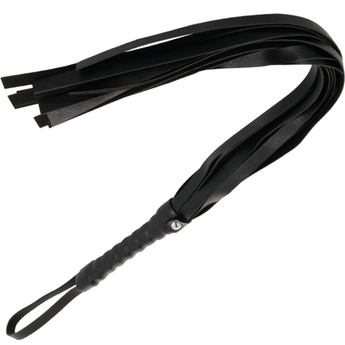 Látigo elegante de la colección Darkness DARKNESS - LÁTIGO BONDAGE NEGRO 45 CM - Imagen 1