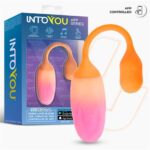 INTOYOU APP SERIES NexEgg Huevo Vibrador Silicona Doble Capa App Naranja/Rosa