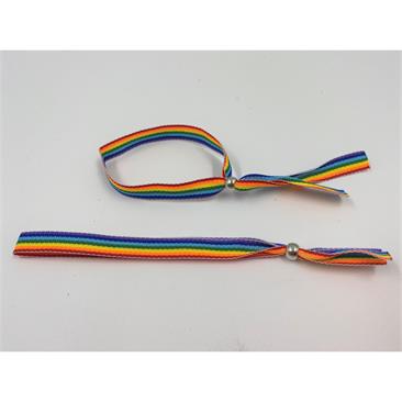 Fantástica pulsera ajustable con los colores de la bandera LGBT+. Es el complemento perfecto para el Orgullo o para completar cualquier outfit. DIVERTY SEX Pulsera Ajustable Bandera LGBT+ - Imagen 1
