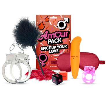 Amour Pack – Spice Up Your Love es un set pensado para parejas que quieren romper la rutina y añadir un toque de juego AMOUR PACK Set de 7 Piezas Spice Up Your Love - Imagen 1